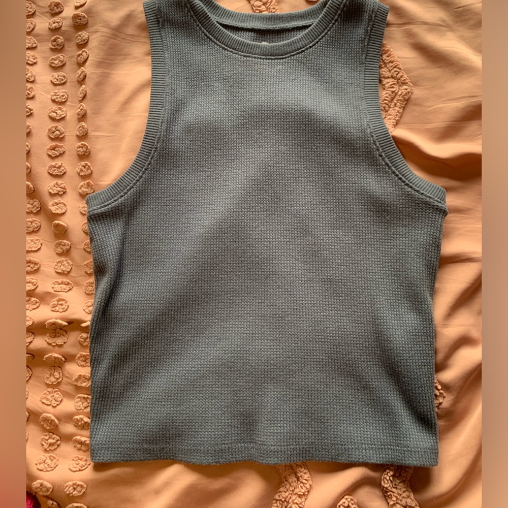 Hollister Gray Knit Tank Top